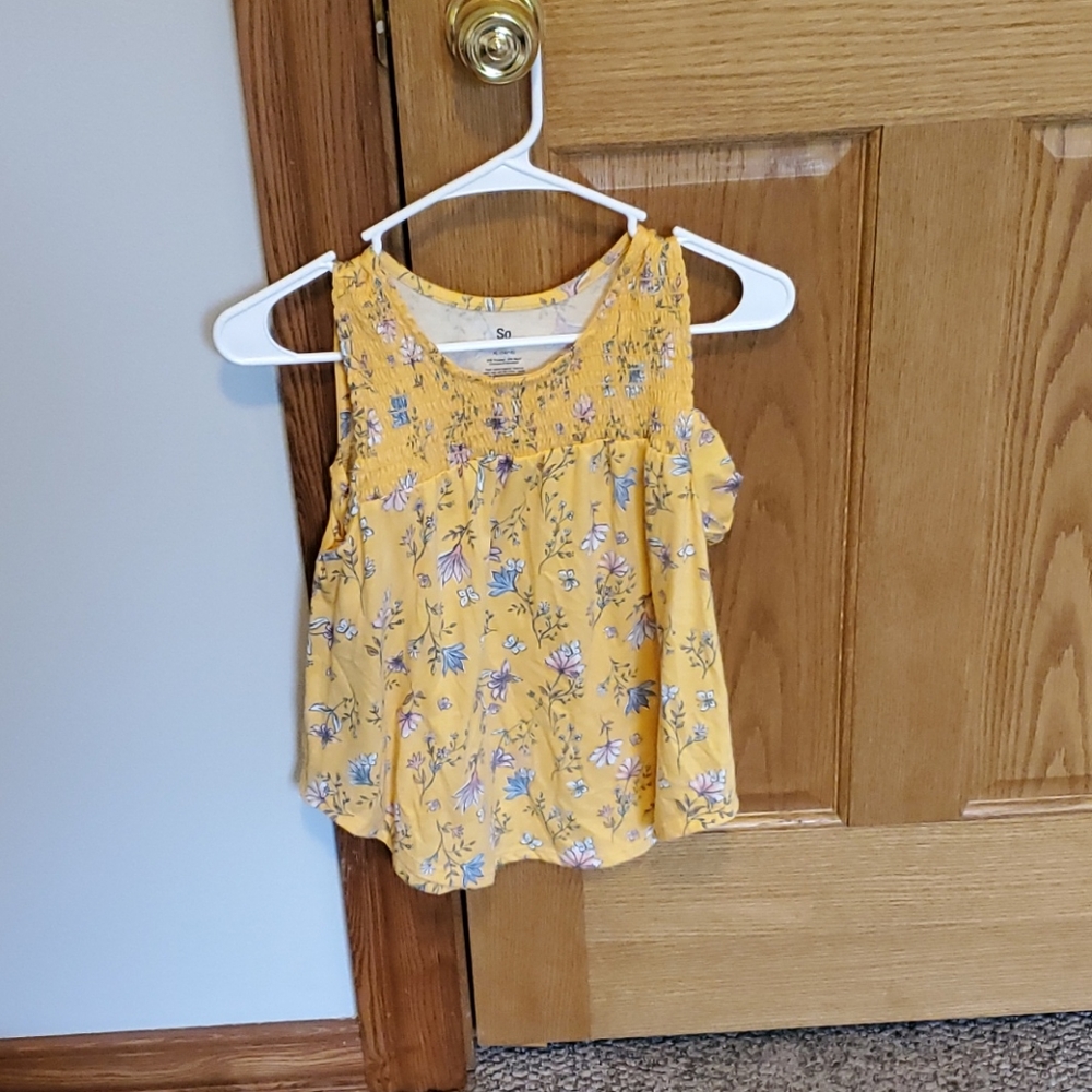 Yellow tank top